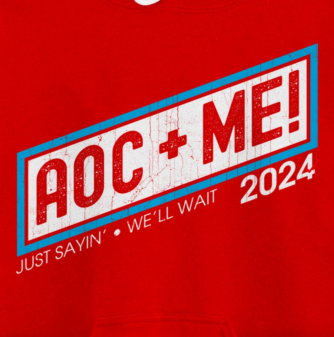 AOC Plus Me AOC Plus Three Squad Love Anti Trump Pullover Hoodie