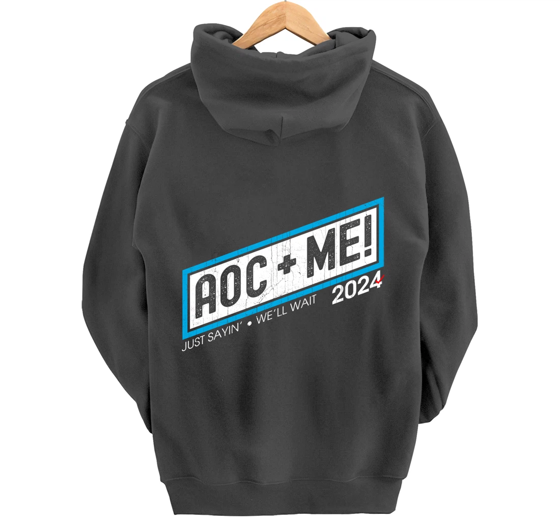 AOC Plus Me AOC Plus Three Squad Love Anti Trump Pullover Hoodie