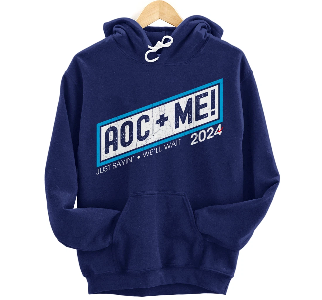 AOC Plus Me AOC Plus Three Squad Love Anti Trump Pullover Hoodie