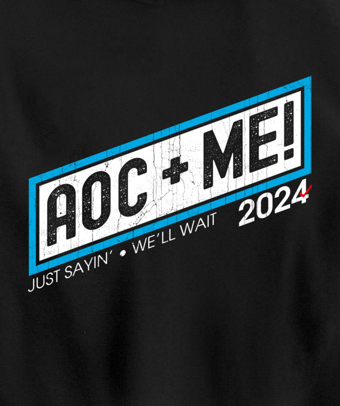 AOC Plus Me AOC Plus Three Squad Love Anti Trump Pullover Hoodie