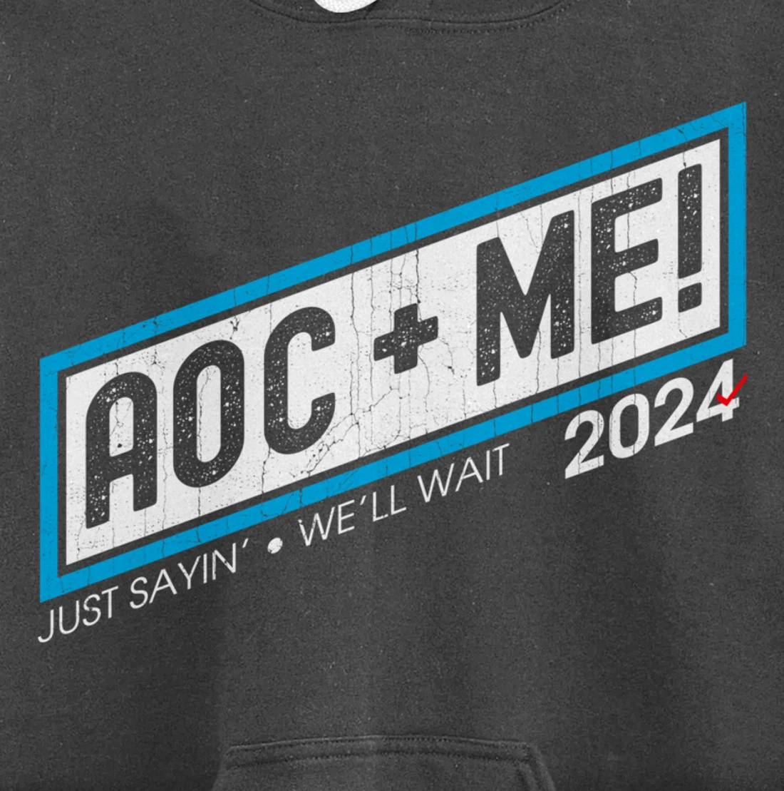 AOC Plus Me AOC Plus Three Squad Love Anti Trump Pullover Hoodie