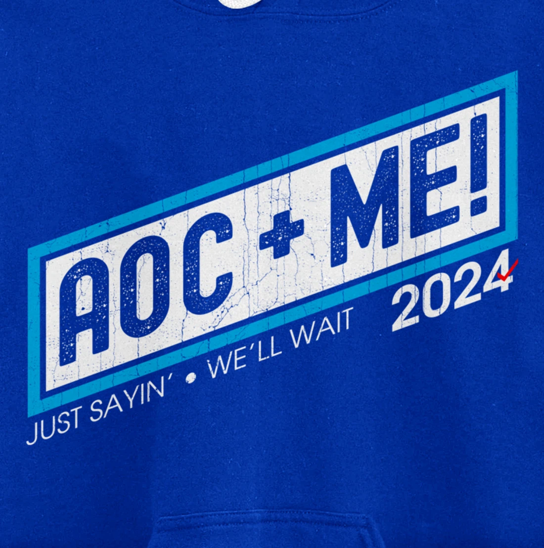 AOC Plus Me AOC Plus Three Squad Love Anti Trump Pullover Hoodie