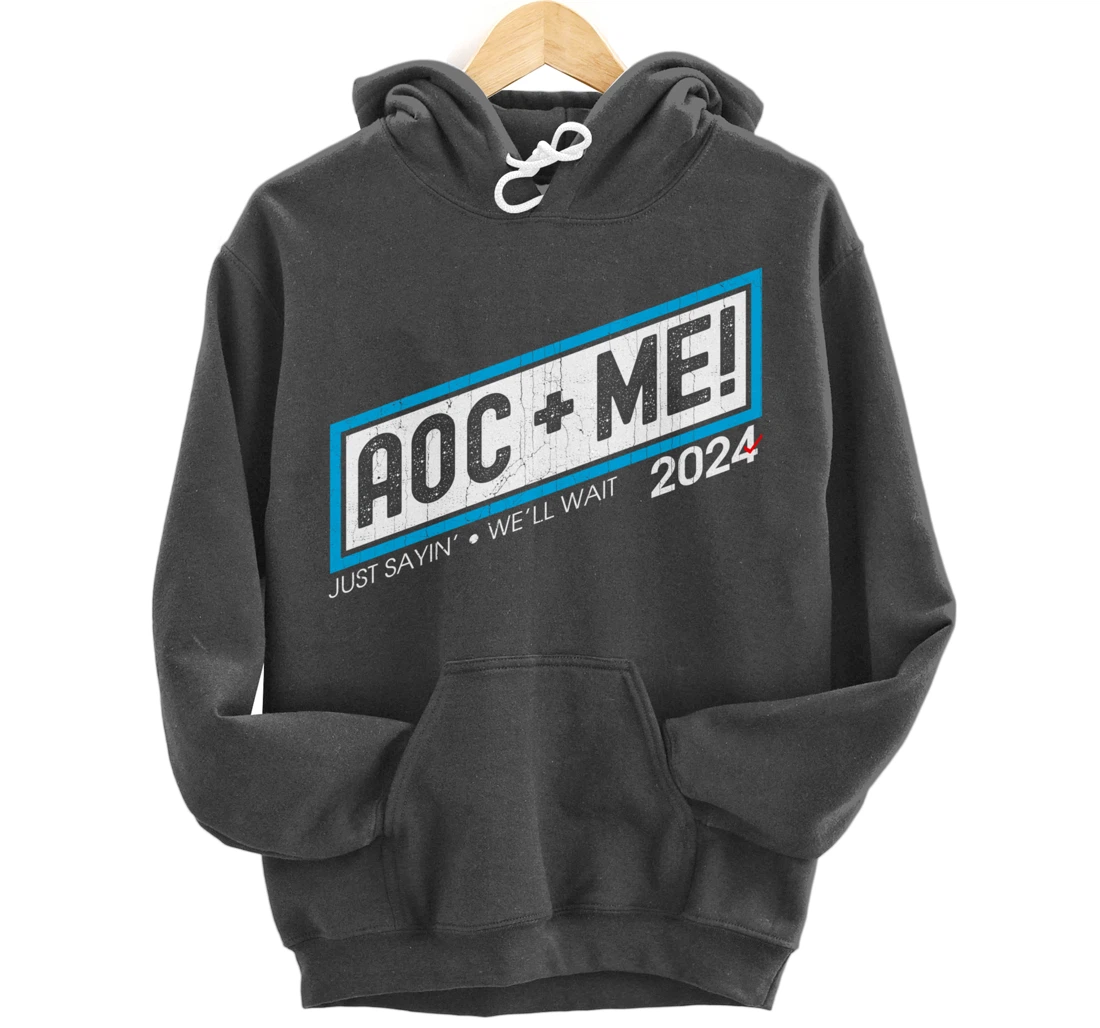 AOC Plus Me AOC Plus Three Squad Love Anti Trump Pullover Hoodie