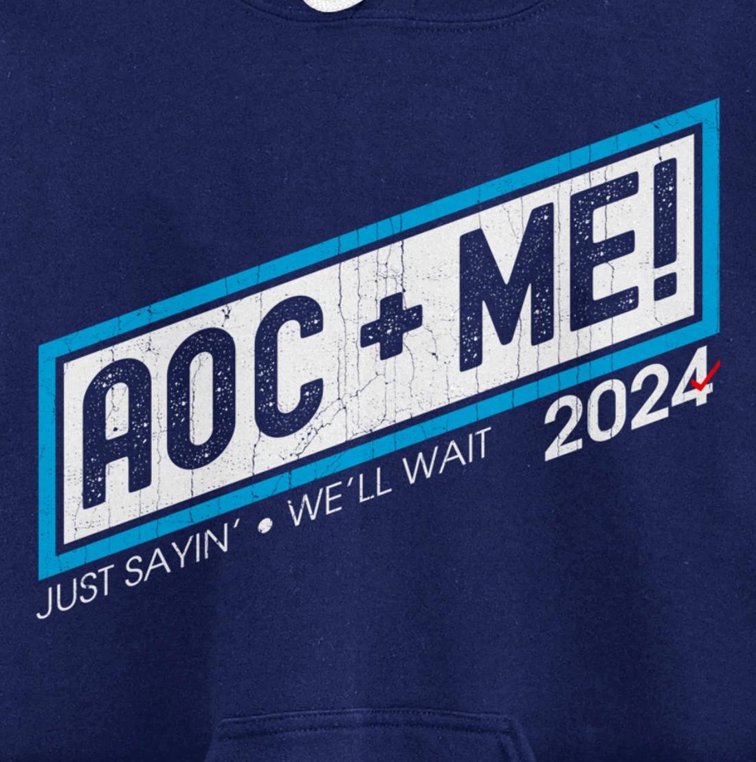 AOC Plus Me AOC Plus Three Squad Love Anti Trump Pullover Hoodie