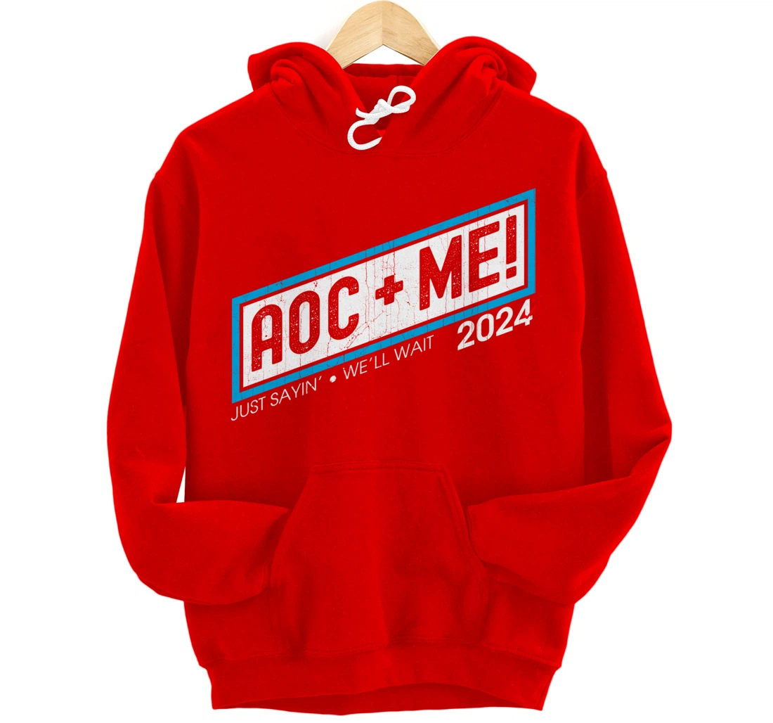 AOC Plus Me AOC Plus Three Squad Love Anti Trump Pullover Hoodie