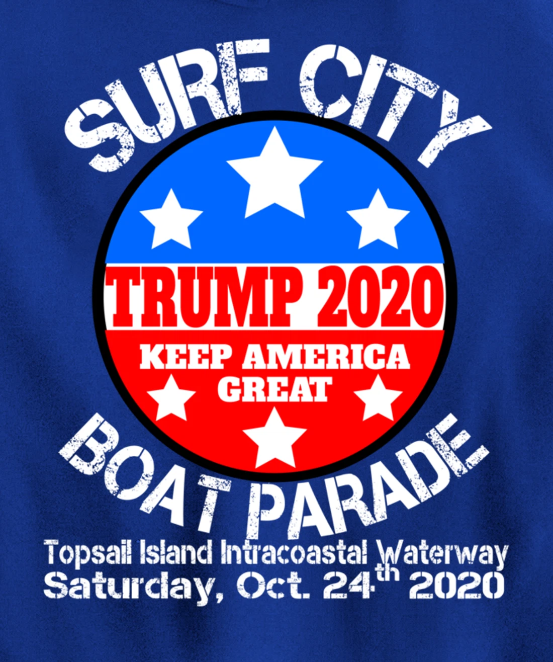 Surf City Trump Boat Parade Pullover Hoodie
