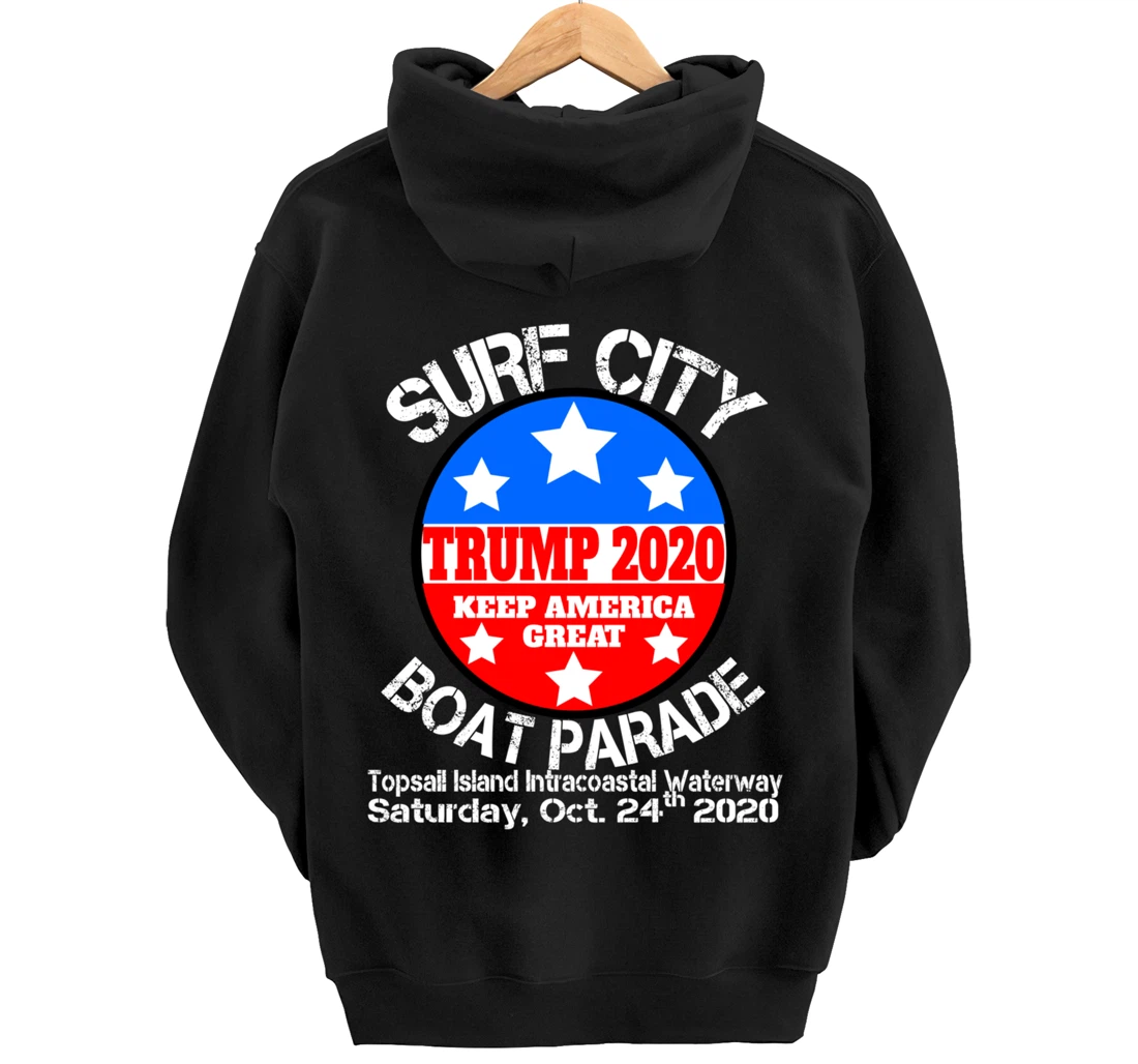 Surf City Trump Boat Parade Pullover Hoodie