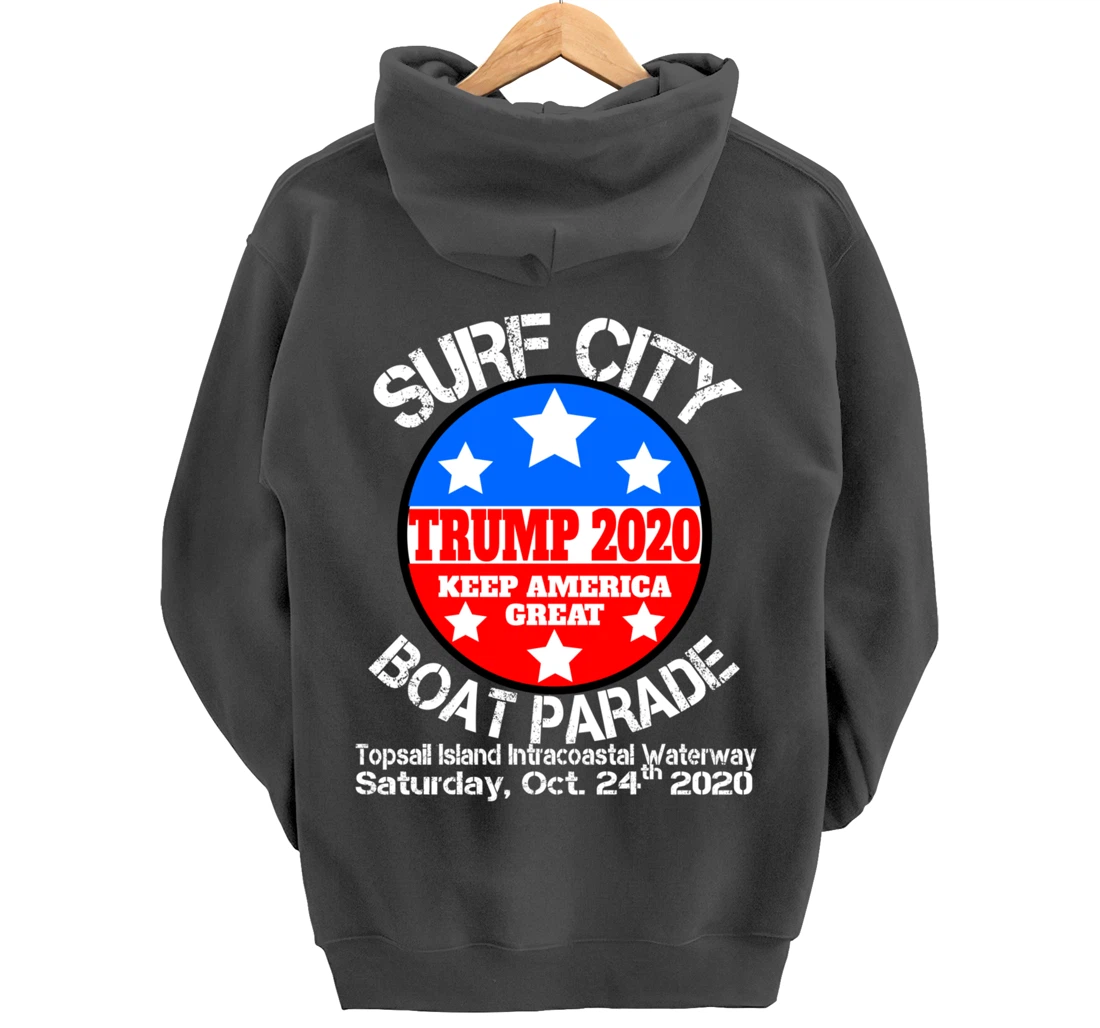 Surf City Trump Boat Parade Pullover Hoodie