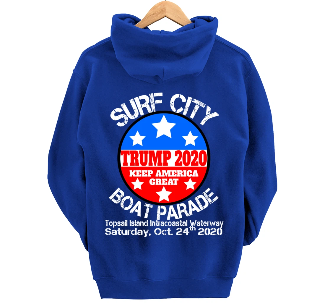 Surf City Trump Boat Parade Pullover Hoodie
