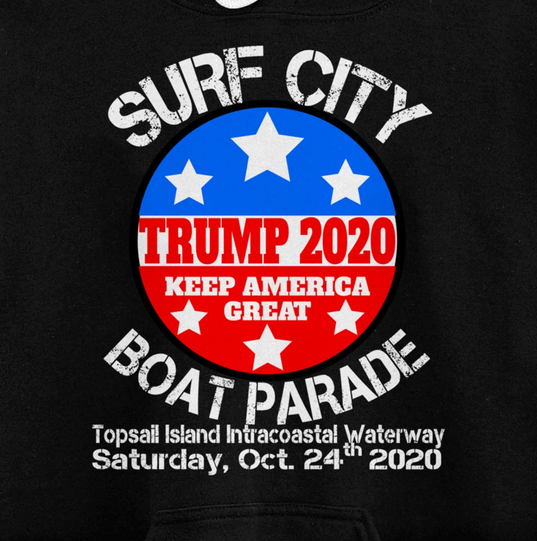 Surf City Trump Boat Parade Pullover Hoodie
