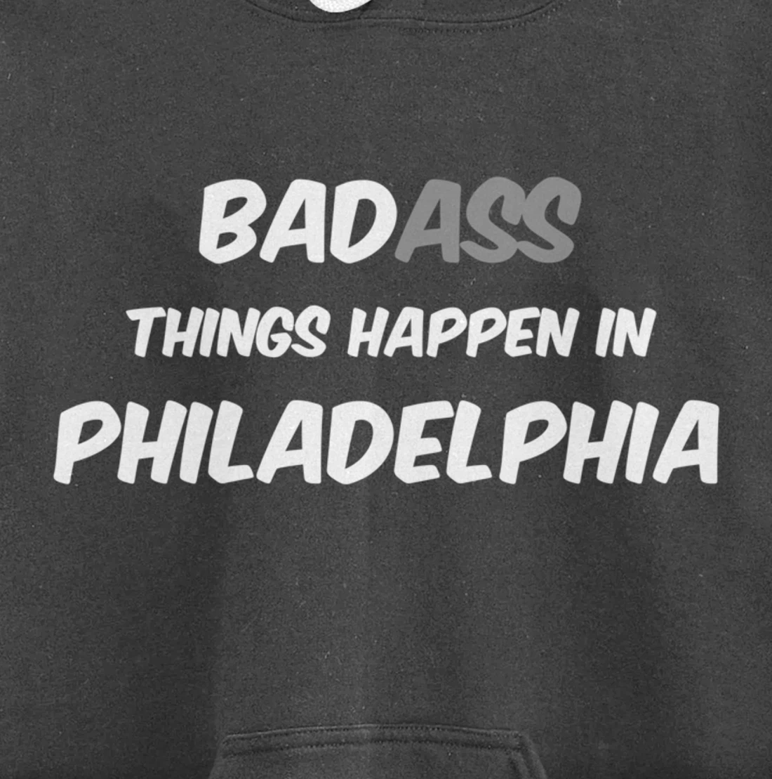 Badass / Bad Things Happen in Philadelphia, Anti Trump Pullover Hoodie