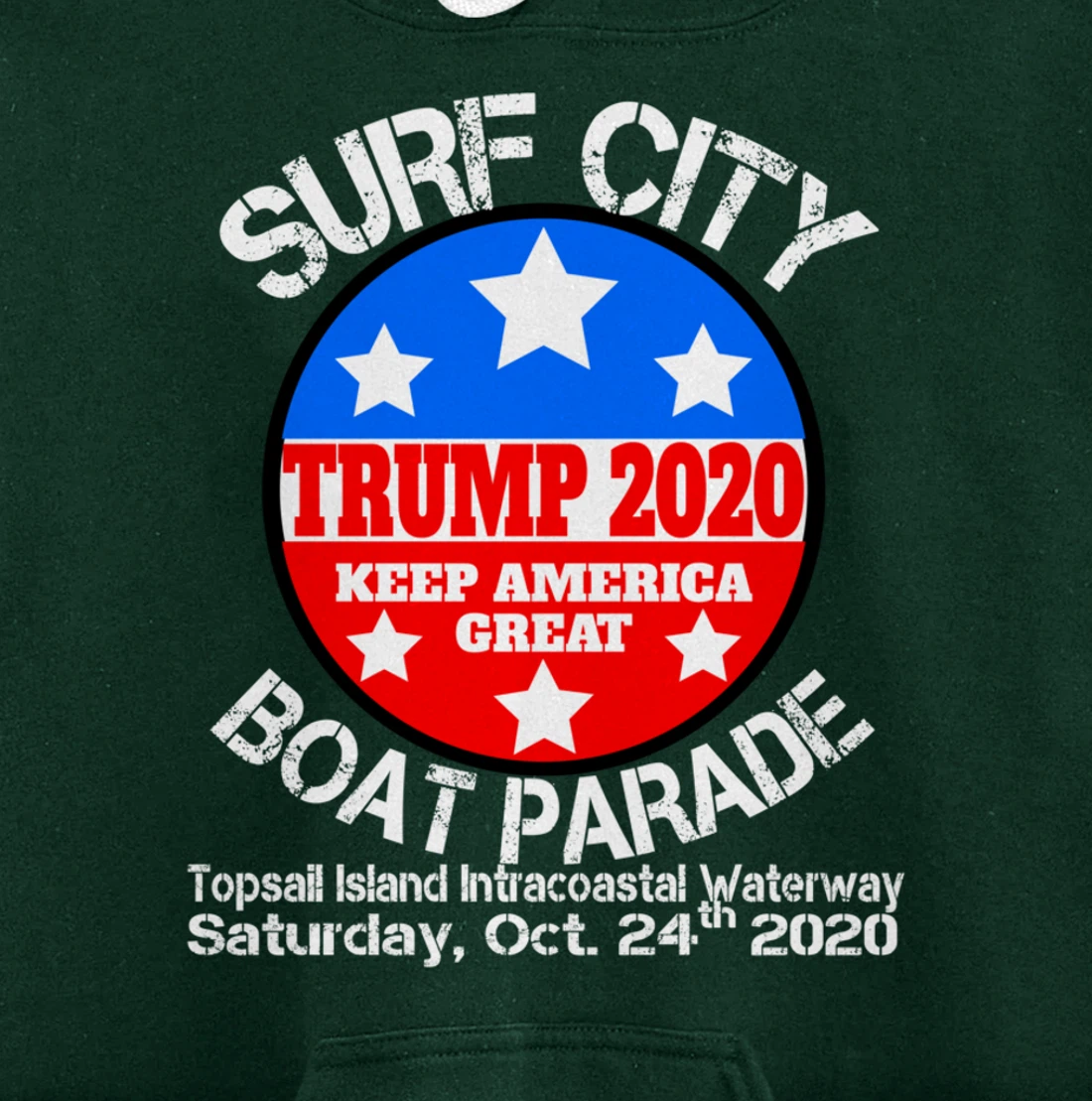 Surf City Trump Boat Parade Pullover Hoodie