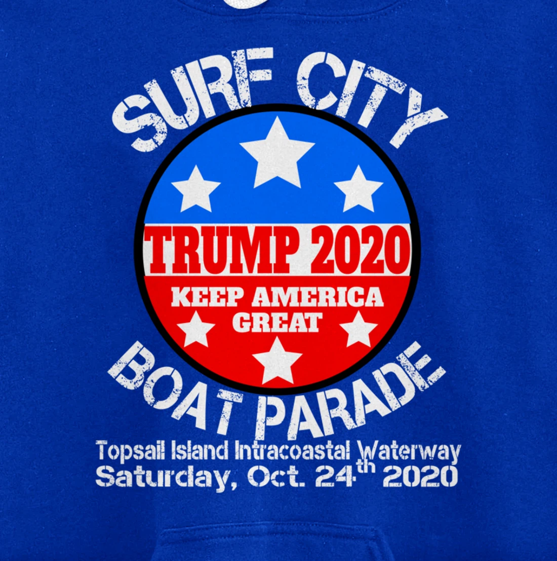 Surf City Trump Boat Parade Pullover Hoodie