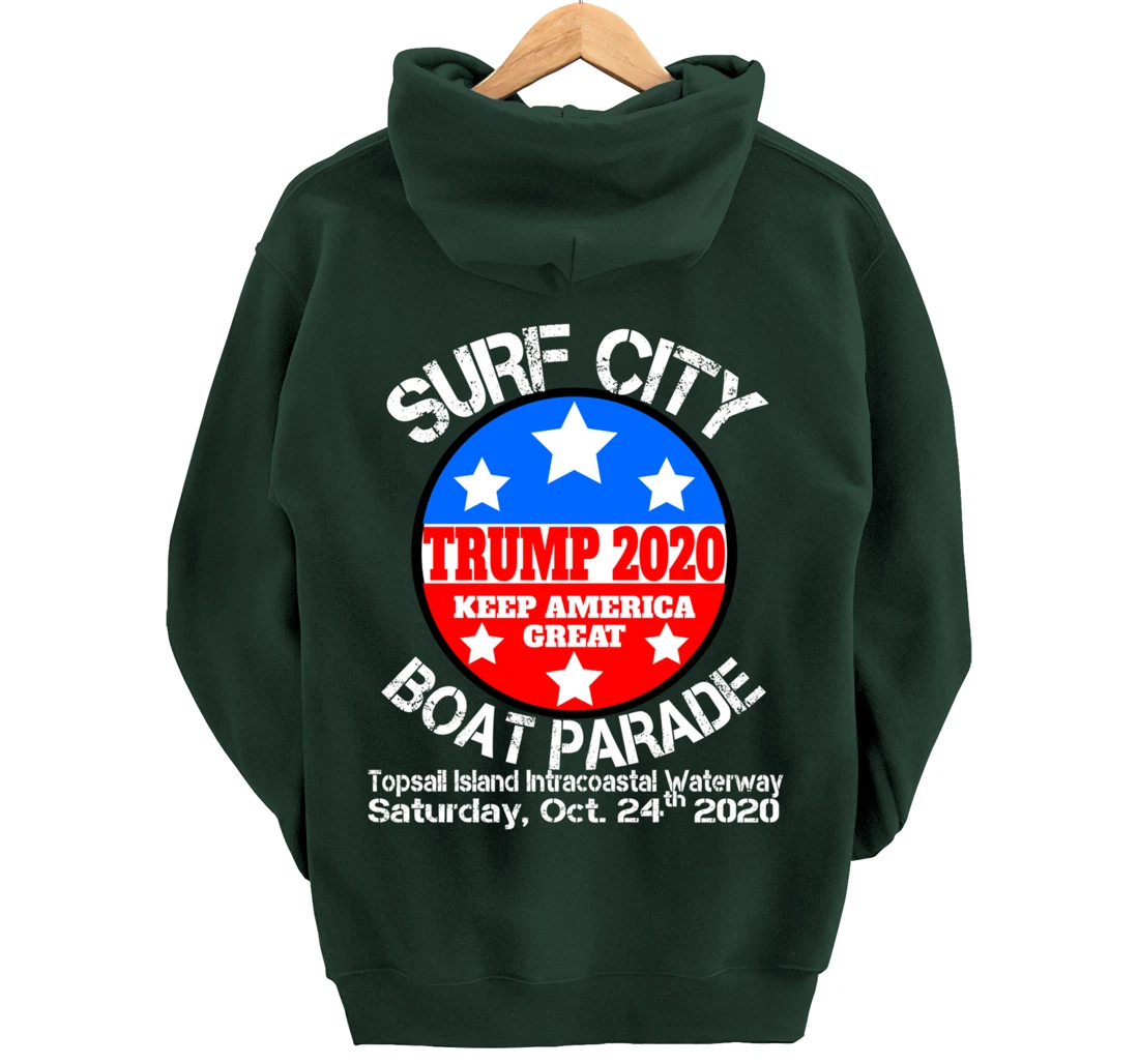 Surf City Trump Boat Parade Pullover Hoodie