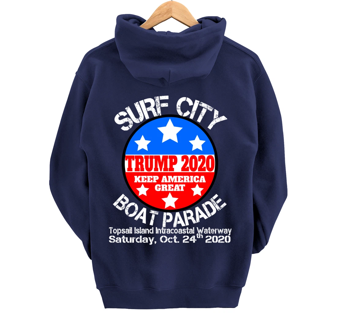 Surf City Trump Boat Parade Pullover Hoodie