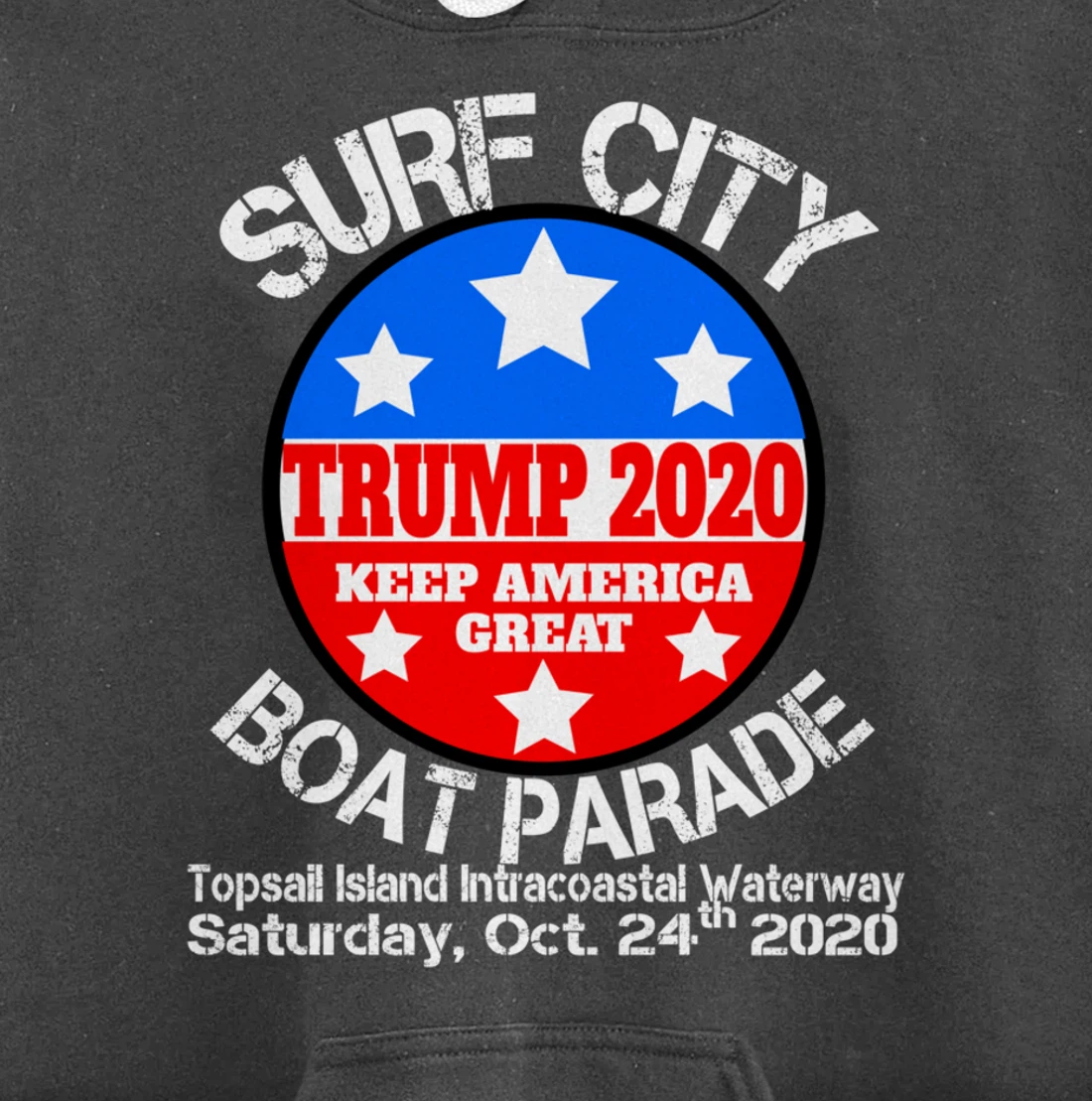 Surf City Trump Boat Parade Pullover Hoodie