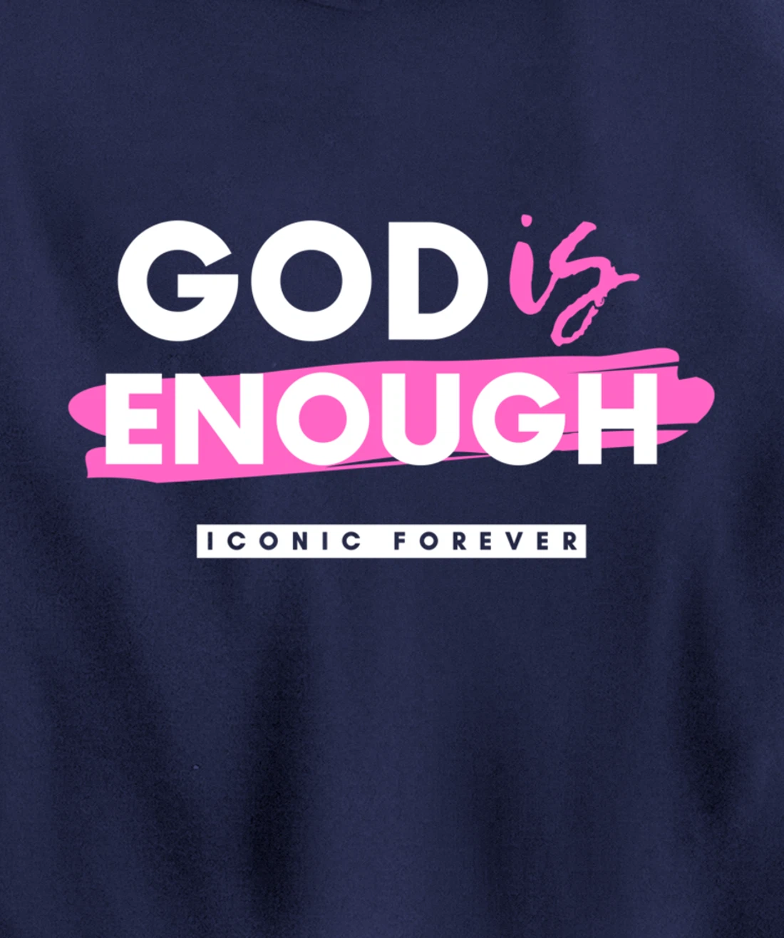 God Is Enough, Christian, Gospel, Jesus Pullover Hoodie