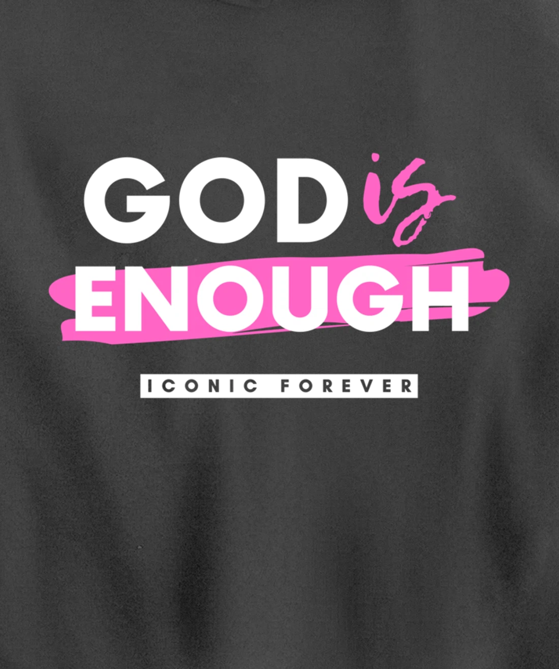 God Is Enough, Christian, Gospel, Jesus Pullover Hoodie
