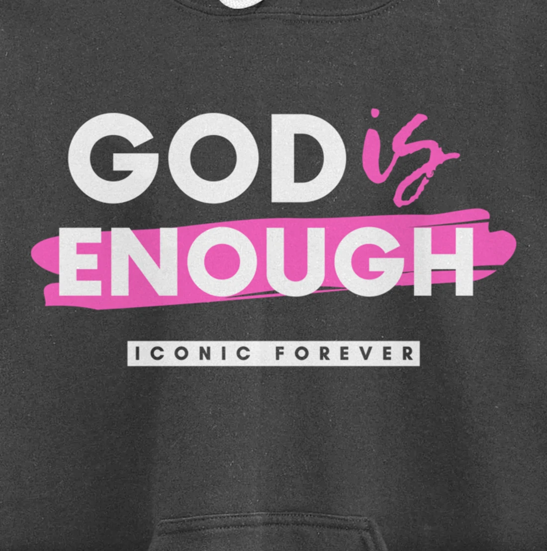God Is Enough, Christian, Gospel, Jesus Pullover Hoodie