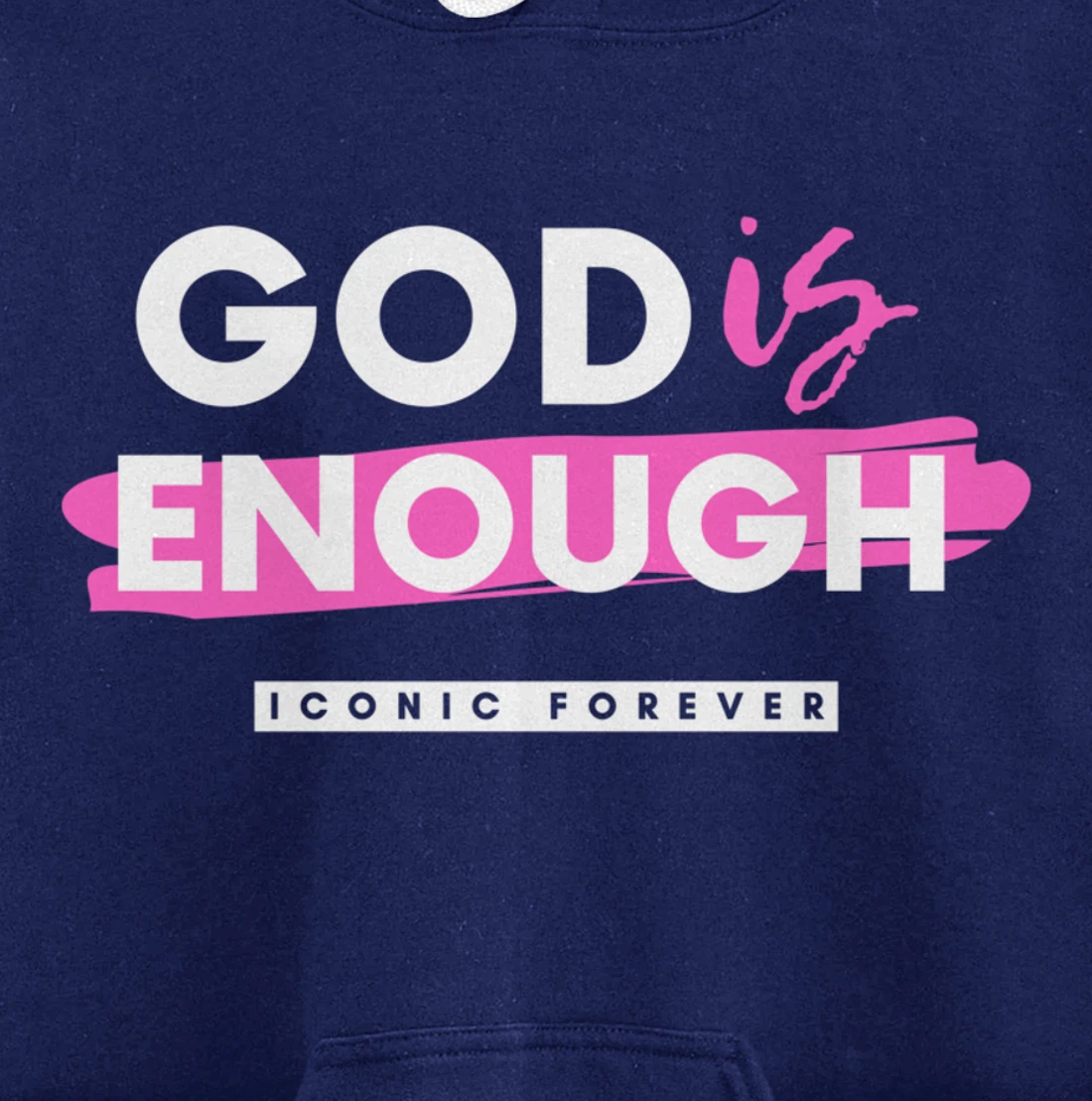 God Is Enough, Christian, Gospel, Jesus Pullover Hoodie
