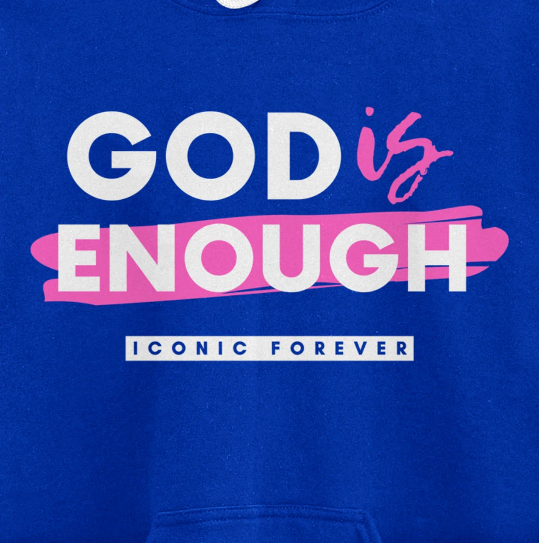 God Is Enough, Christian, Gospel, Jesus Pullover Hoodie