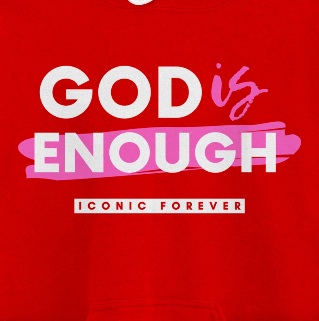 God Is Enough, Christian, Gospel, Jesus Pullover Hoodie