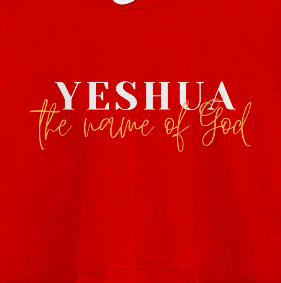 YESHUA - the name of God Pullover Hoodie