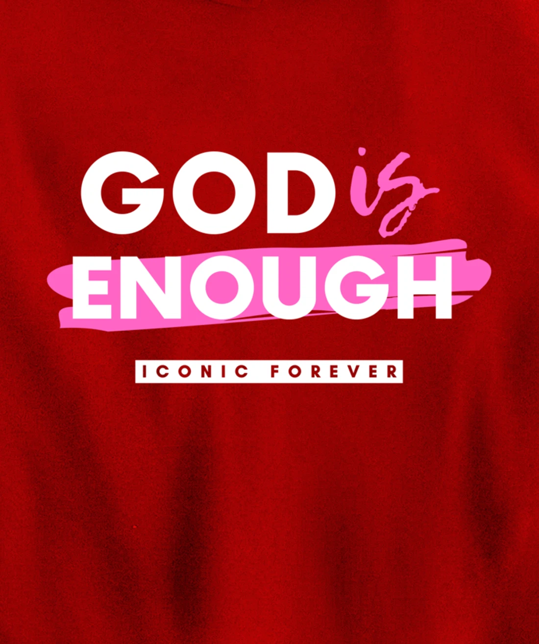 God Is Enough, Christian, Gospel, Jesus Pullover Hoodie