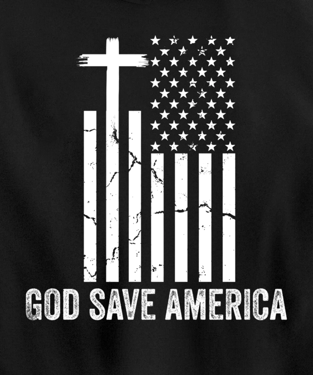 God Save America Shirt,Jesus Christ Saves USA,American Flag Pullover Hoodie