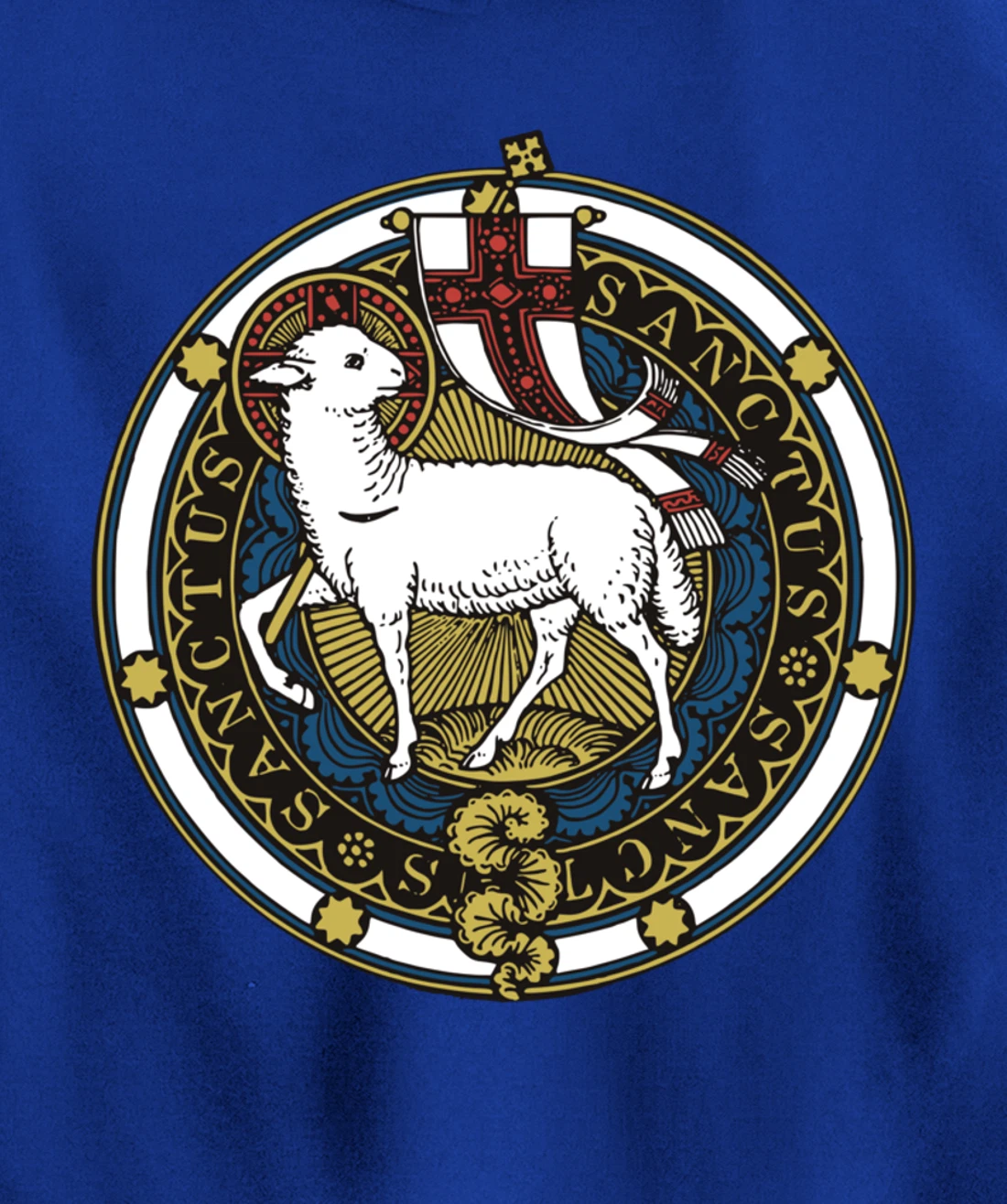 Agnus Dei Lamb of God Catholic Pullover Hoodie