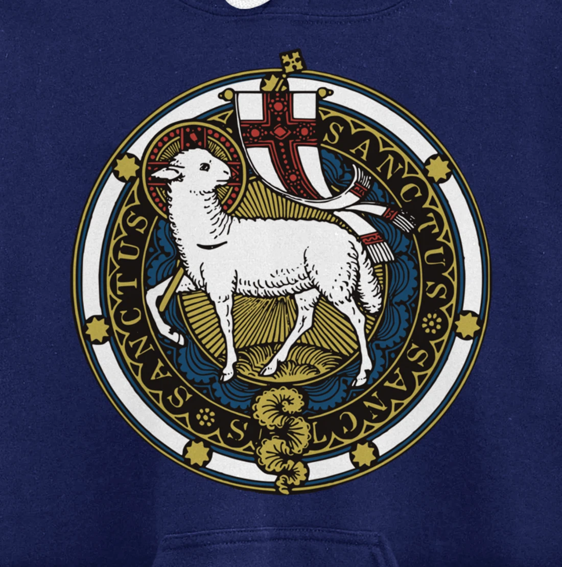 Agnus Dei Lamb of God Catholic Pullover Hoodie