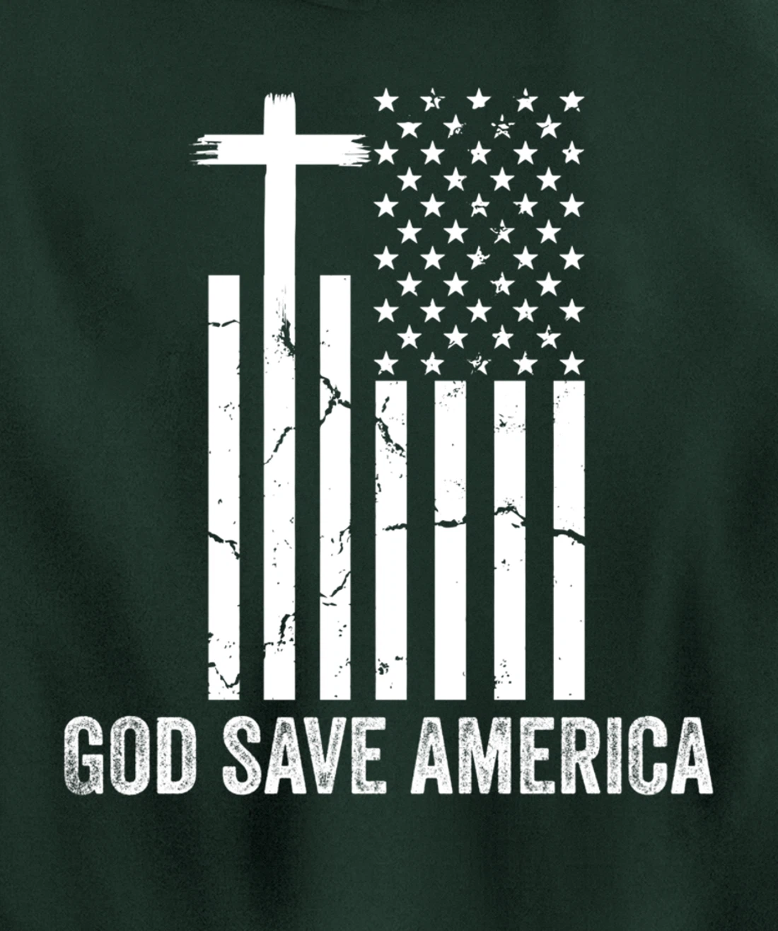 God Save America Shirt,Jesus Christ Saves USA,American Flag Pullover Hoodie