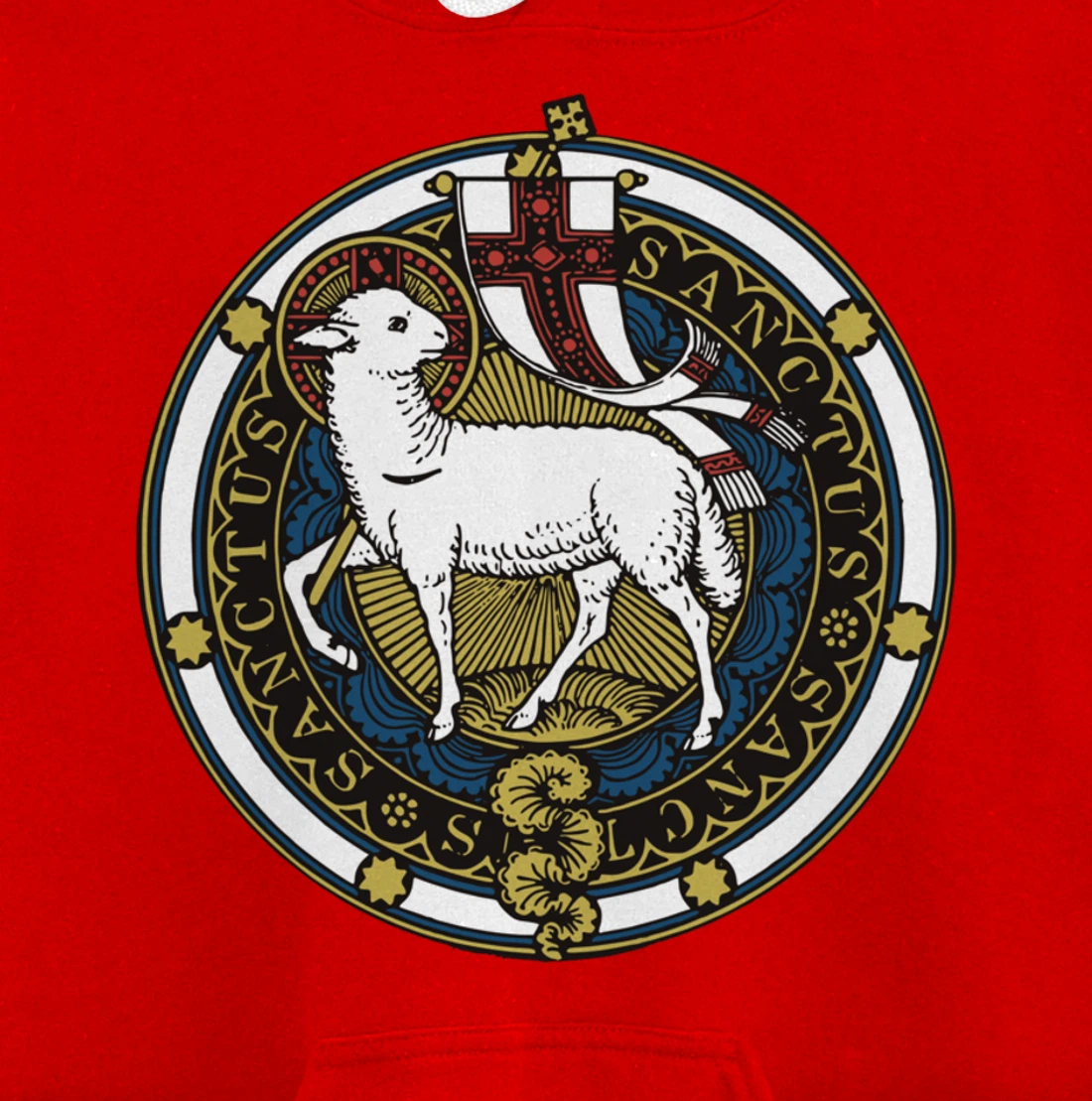Agnus Dei Lamb of God Catholic Pullover Hoodie