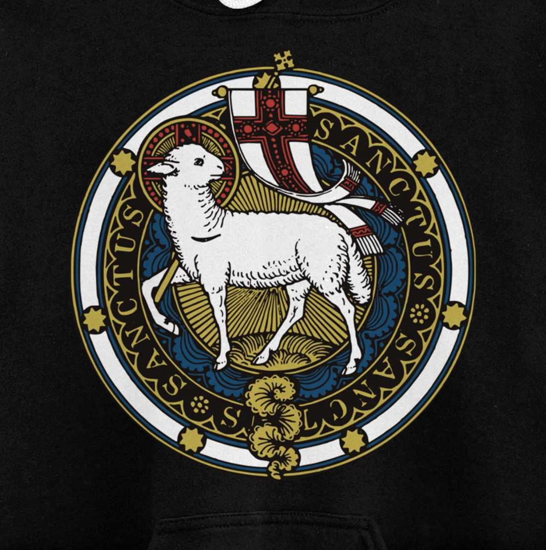 Agnus Dei Lamb of God Catholic Pullover Hoodie