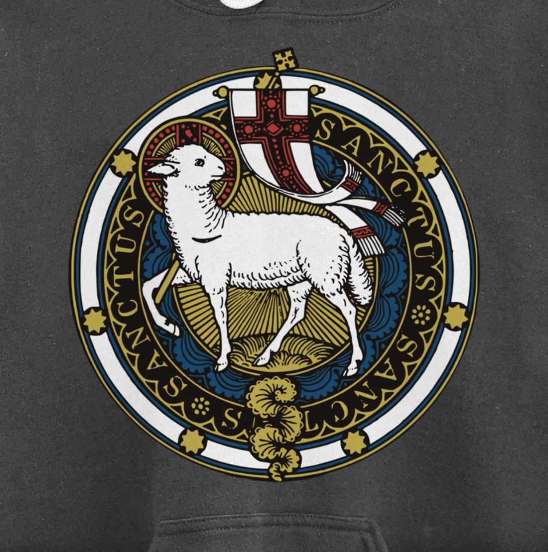 Agnus Dei Lamb of God Catholic Pullover Hoodie