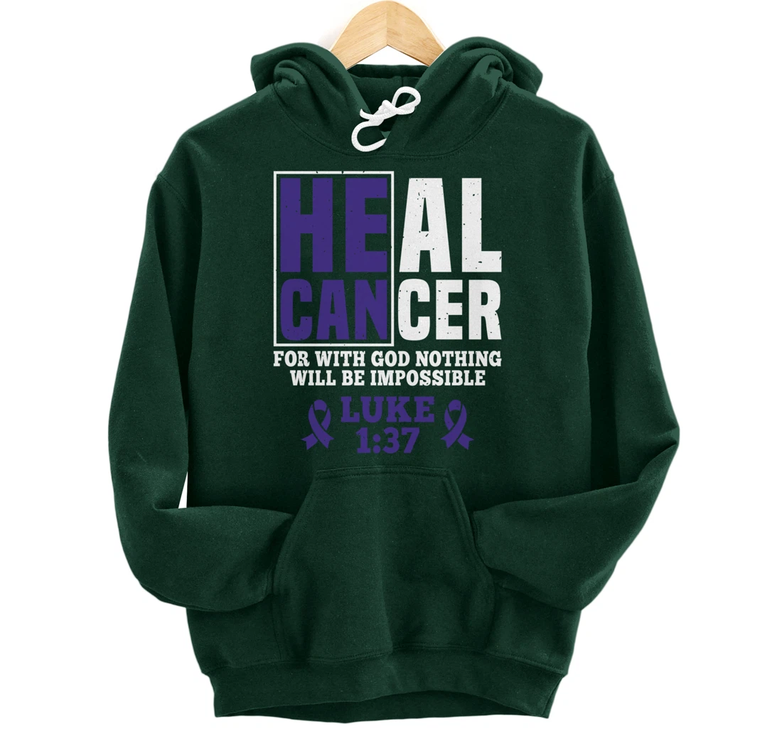 My God is Stronger Than Pancreatic Cancer Survivor Pullover Hoodie