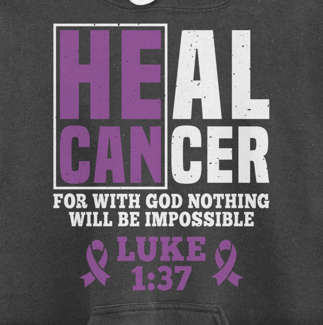 My God is Stronger Than Testicular Cancer Survivor Pullover Hoodie