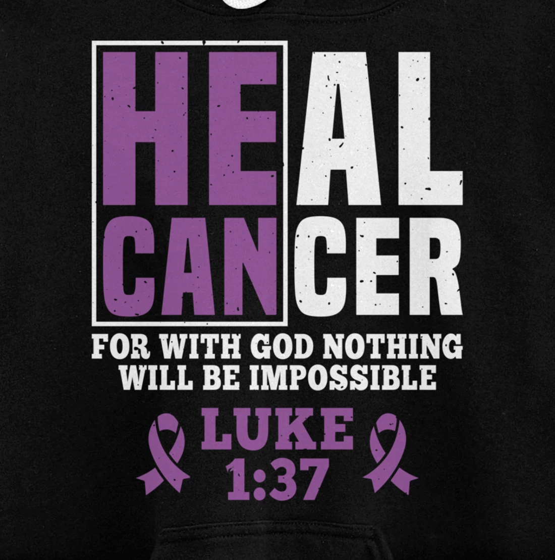 My God is Stronger Than Testicular Cancer Survivor Pullover Hoodie