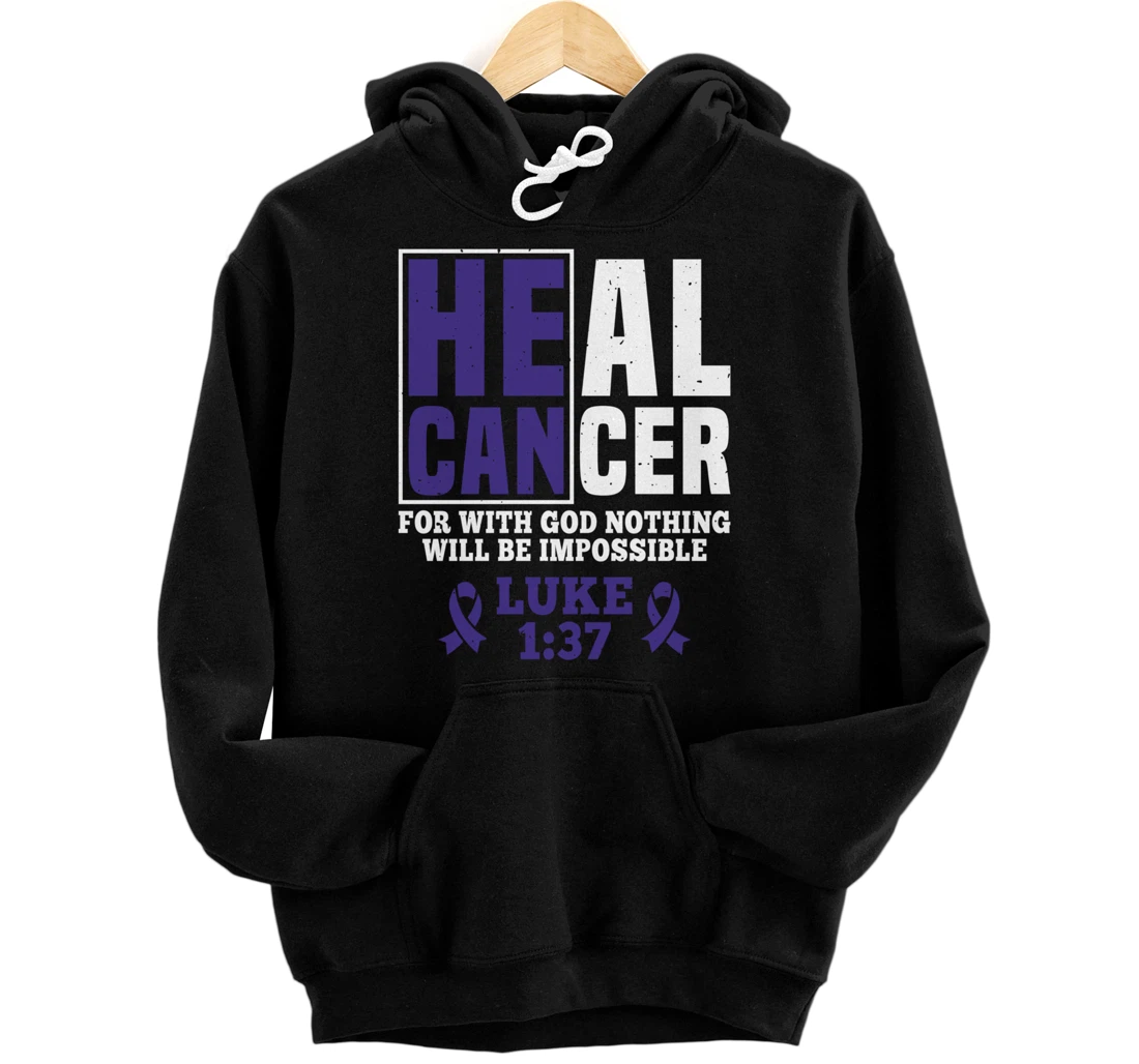 My God is Stronger Than Pancreatic Cancer Survivor Pullover Hoodie