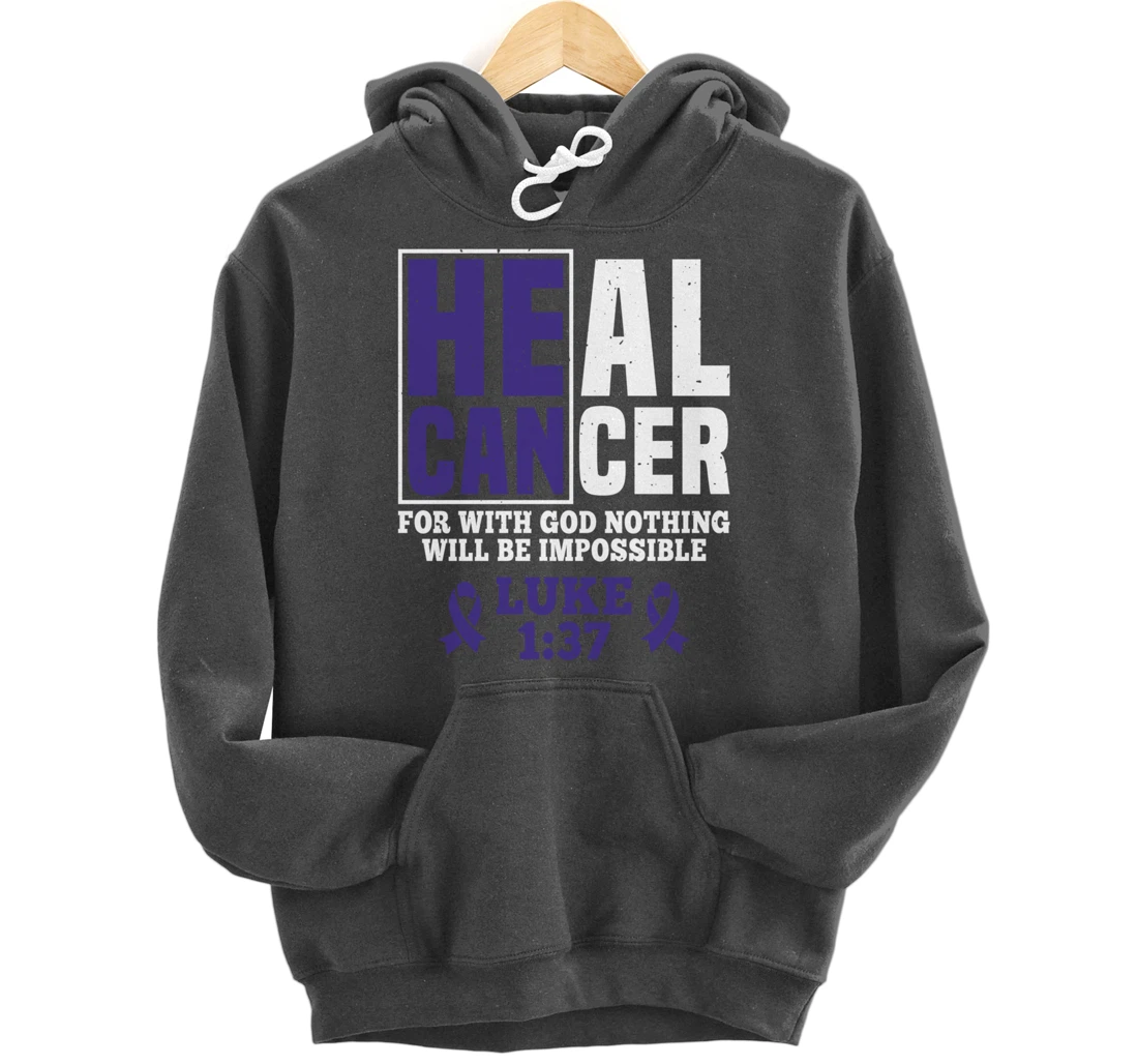My God is Stronger Than Pancreatic Cancer Survivor Pullover Hoodie