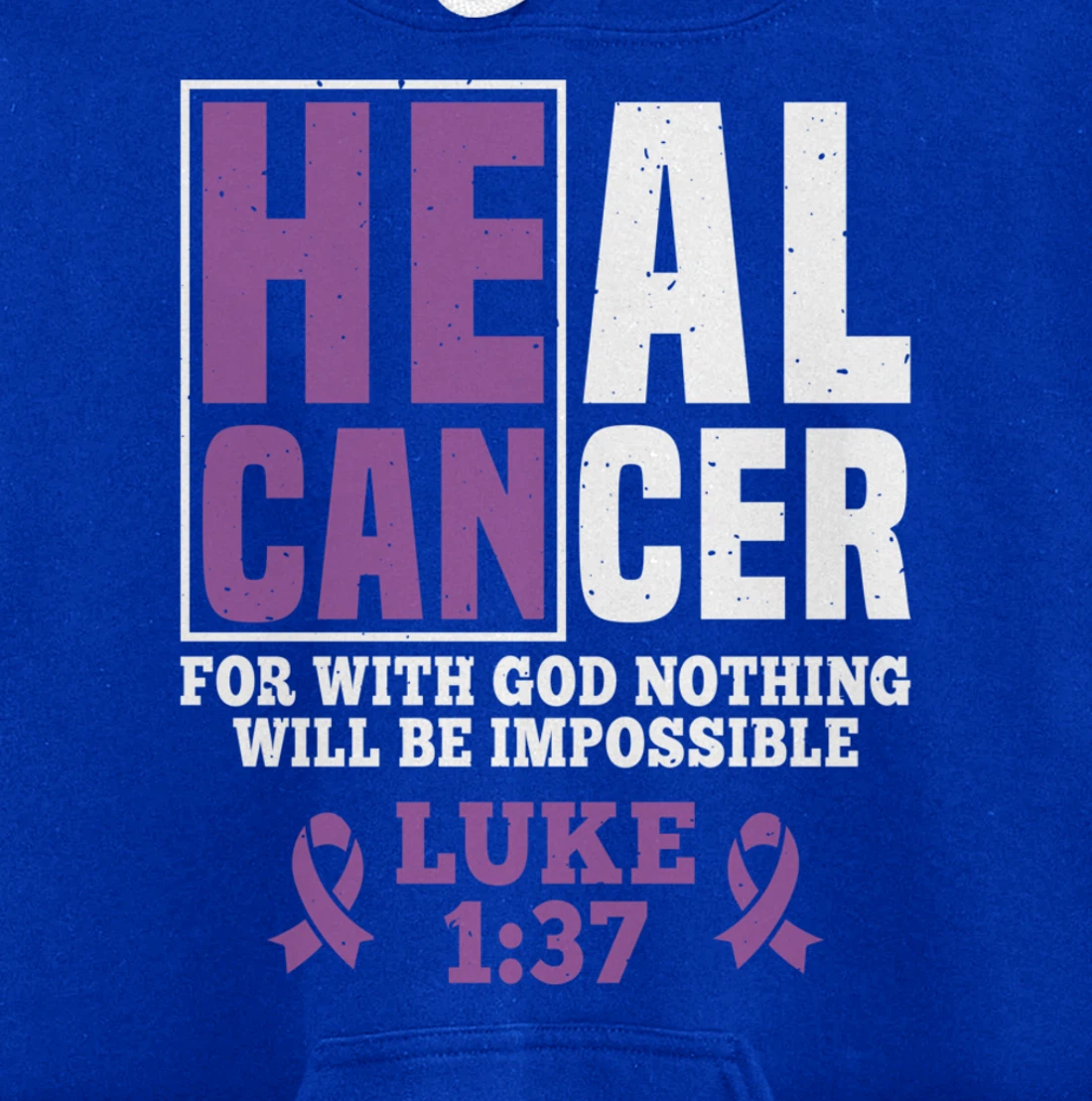 My God is Stronger Than Testicular Cancer Survivor Pullover Hoodie