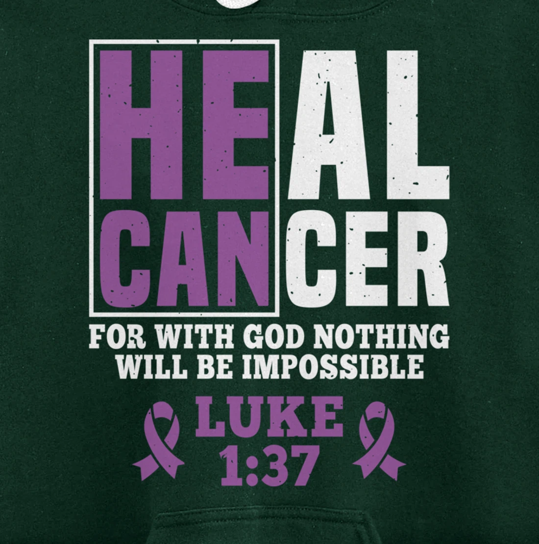 My God is Stronger Than Testicular Cancer Survivor Pullover Hoodie