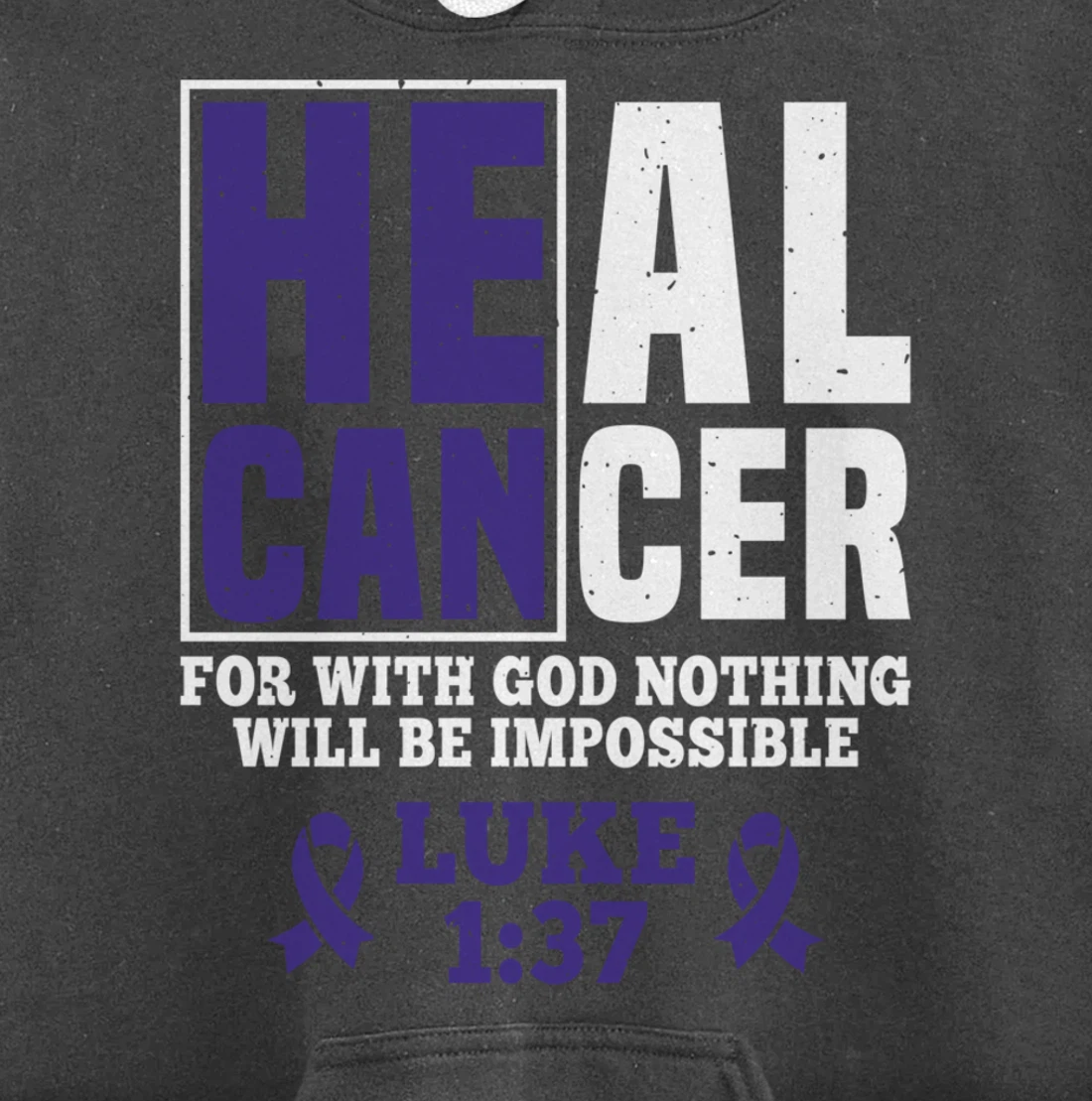 My God is Stronger Than Pancreatic Cancer Survivor Pullover Hoodie