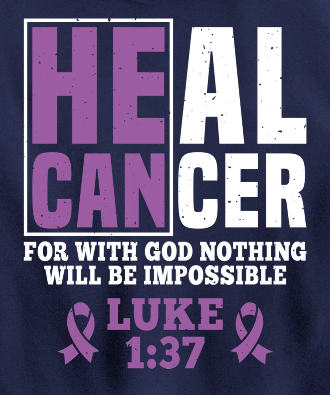 My God is Stronger Than Testicular Cancer Survivor Pullover Hoodie