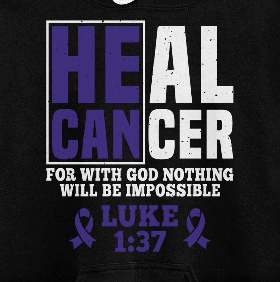 My God is Stronger Than Pancreatic Cancer Survivor Pullover Hoodie