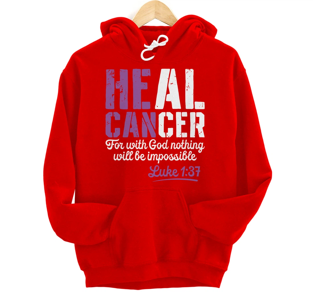 My God is Stronger Than Testicular Cancer Survivor Pullover Hoodie