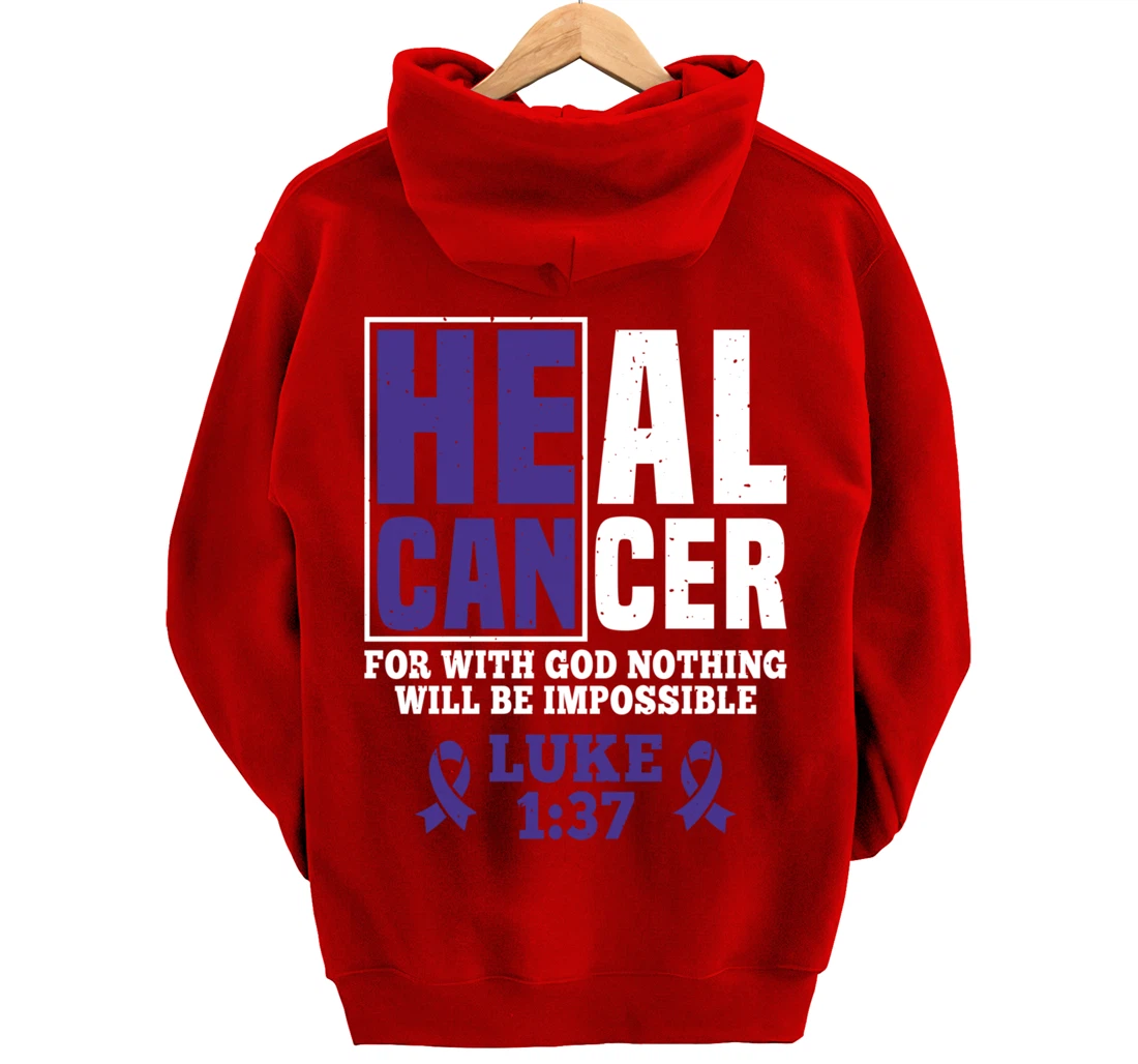 My God is Stronger Than Pancreatic Cancer Survivor Pullover Hoodie