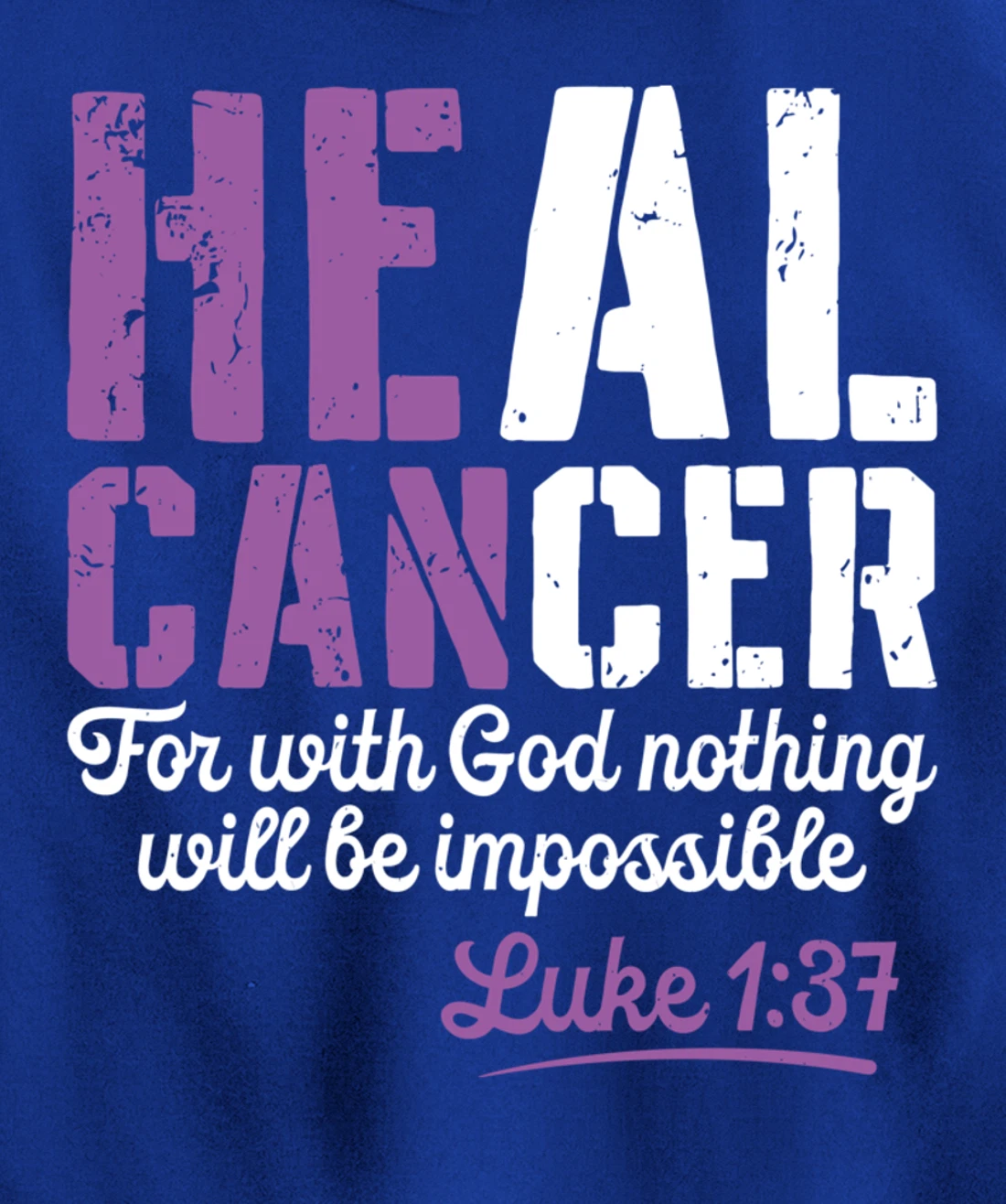 My God is Stronger Than Testicular Cancer Survivor Pullover Hoodie