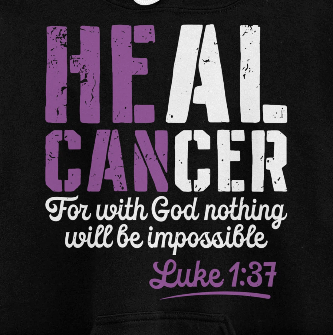 My God is Stronger Than Testicular Cancer Survivor Pullover Hoodie