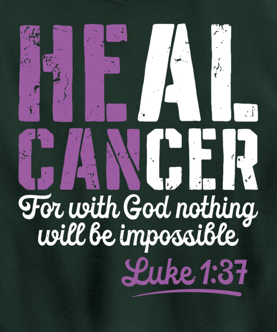 My God is Stronger Than Testicular Cancer Survivor Pullover Hoodie